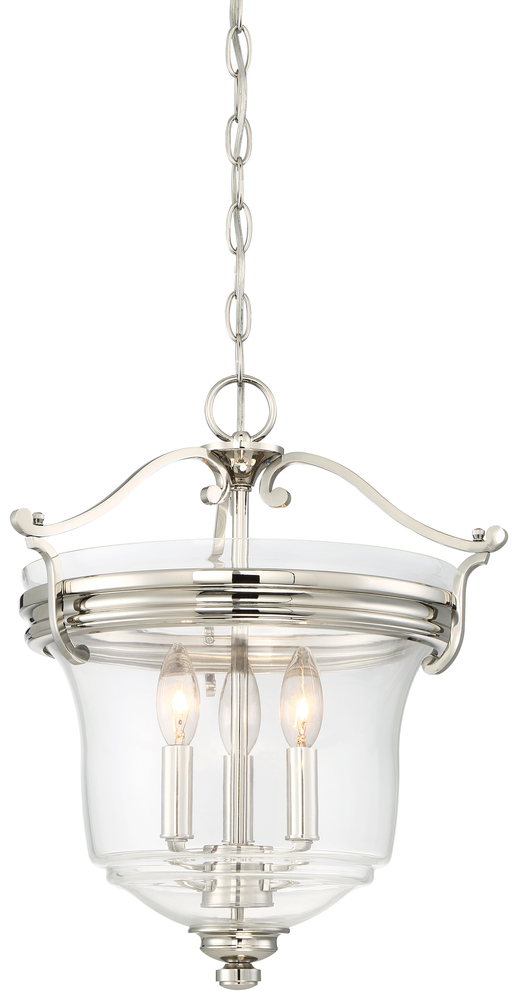 3 LIGHT PENDANT (CONVERTIBLE TO SEMI FLUSH)