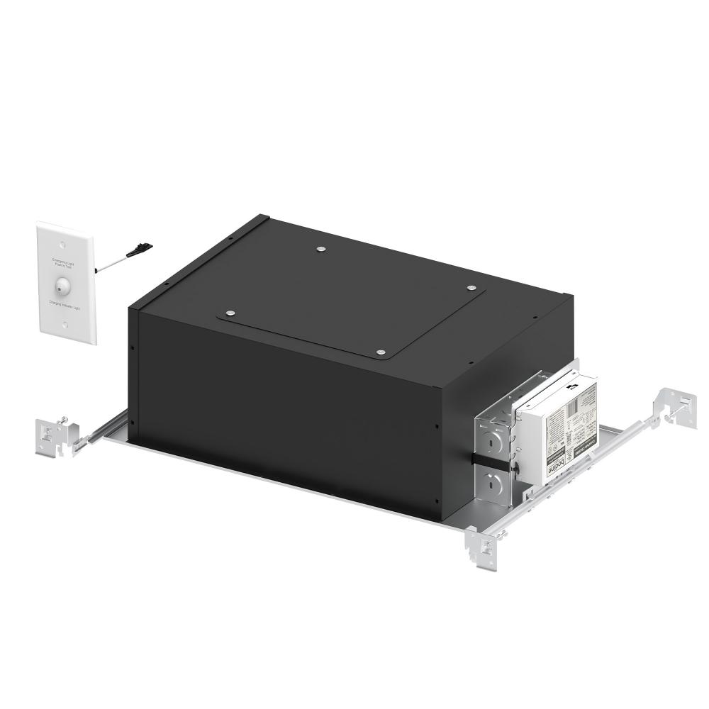 2" Iolite LED Dedicated Chicago Plenum New Construction Housing w/ EM Driver, 24W, 120V-277V