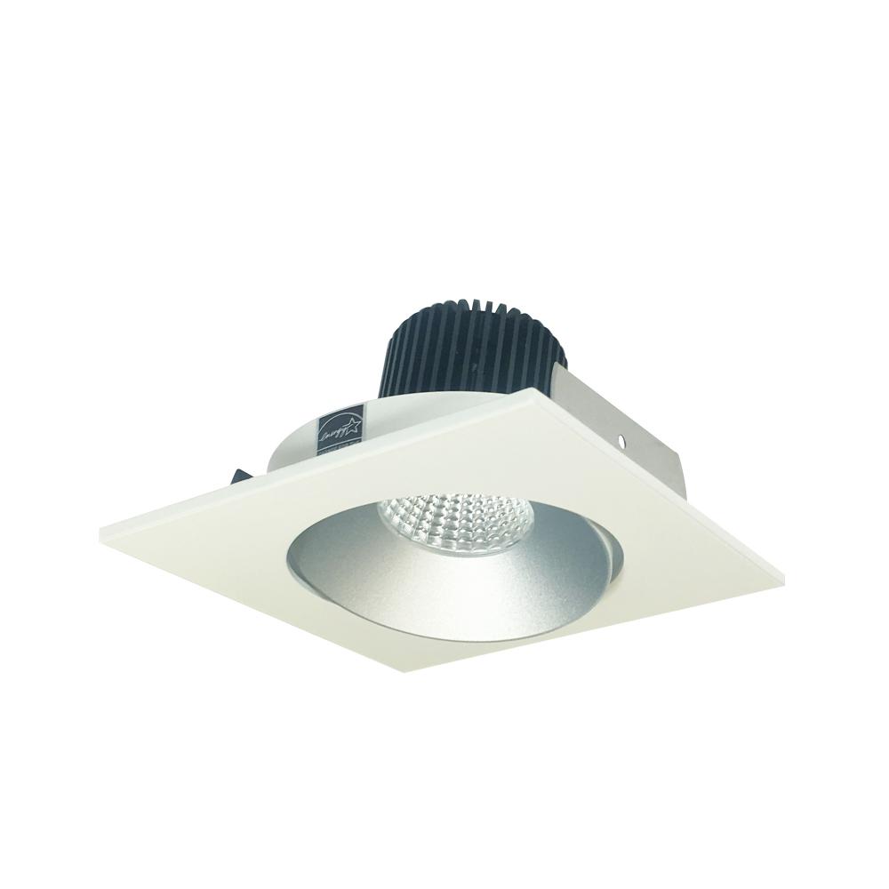 4" Iolite LED Square Adjustable Cone Reflector, 1000lm / 14W, 4000K, Haze Reflector / White