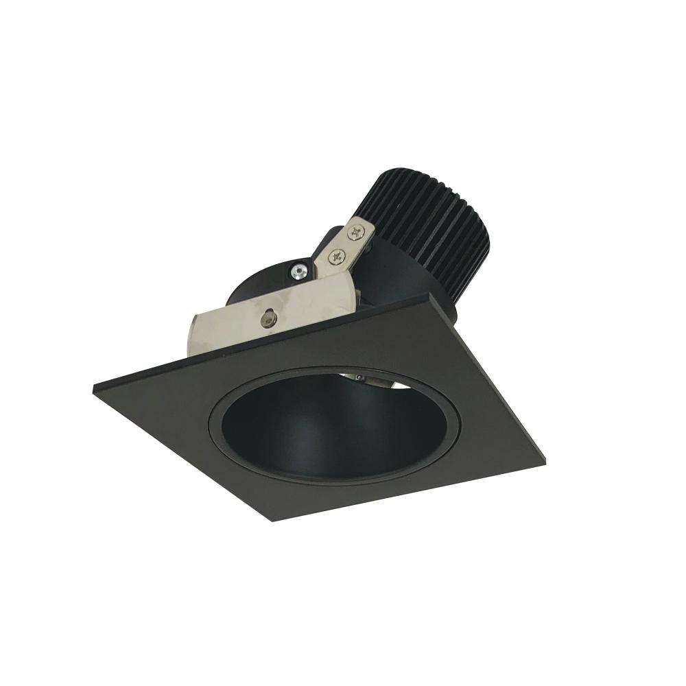 4" Iolite LED Square Adjustable Reflector with Round Aperture, 1000lm / 14W, 3500K, Black