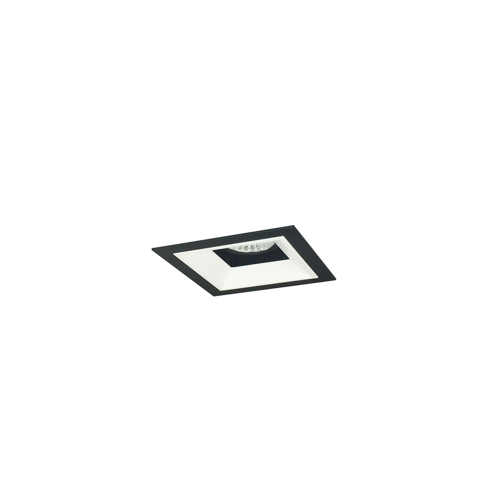 Iolite MLS 1-Head Trim Kit, Black Flange, 3000K, 1000lm, Black/MPW Fixed Downlt. Trim