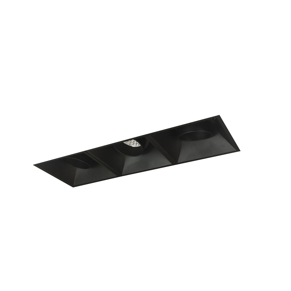 Iolite MLS 3-Head Trimless Reflector Kit, 4000K, 1000lm, Black Fixed Downlt./Adj. Gimbal Trims