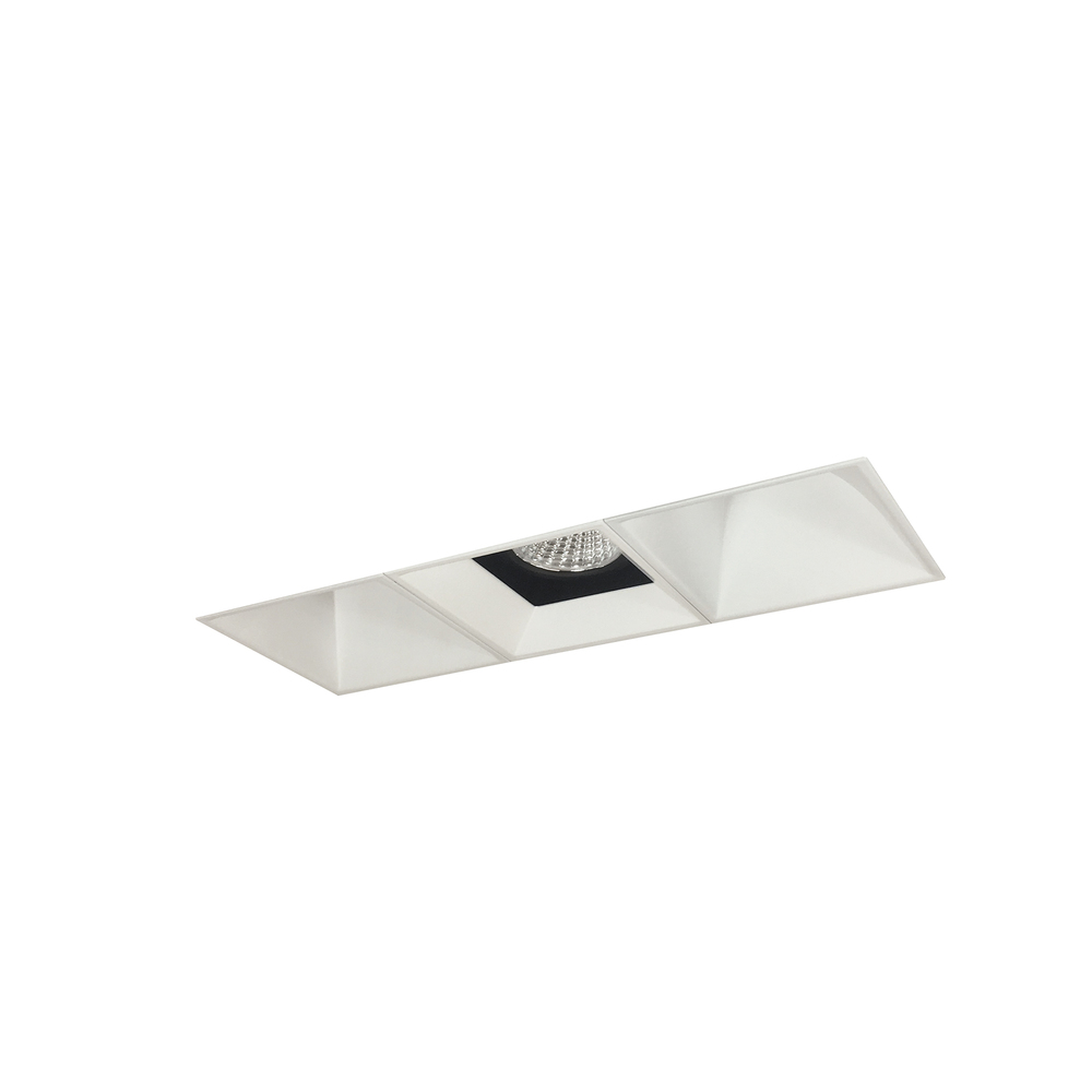 Iolite MLS 3-Head Trimless Reflector Kit, 3000K, 1000lm, Black/MPW Fixed Downlt./Wall Wash Trims