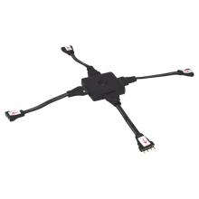 Nora NATL-301 - "X" Splitter Cable for Standard & Side-Lit Tape Light, Black