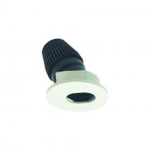 Nora NIOB-1RSL27XBMPW - 1" Iolite LED BWF Round Adjustable Slot Aperture, 600lm, 2700K, Black Slot Aperture / Matte