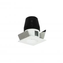 Nora NIO-1SNG27XMPW - 1" Iolite LED NTF Square Reflector with Round Aperture, 600lm, 2700K, Matte Powder White