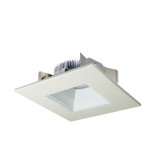 Nora NLCBS-4568530WW - 4" Cobalt Shallow High Lumen LED Trim, Square/Square Regress, 850lm, 3000K, White