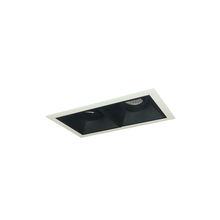 Nora NMIOT-12-MPW-AA-27X-10-B - Iolite MLS 2-Head Trim Kit, MPW Flange, 2700K, 1000lm, Black Adj. Snoot Trims