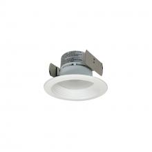 Nora NOX-43250WW/9 - 4" Onyx Retrofit LED, Round Baffle, 900lm, 14.5W, 5000K, 90+CRI, 120V, White