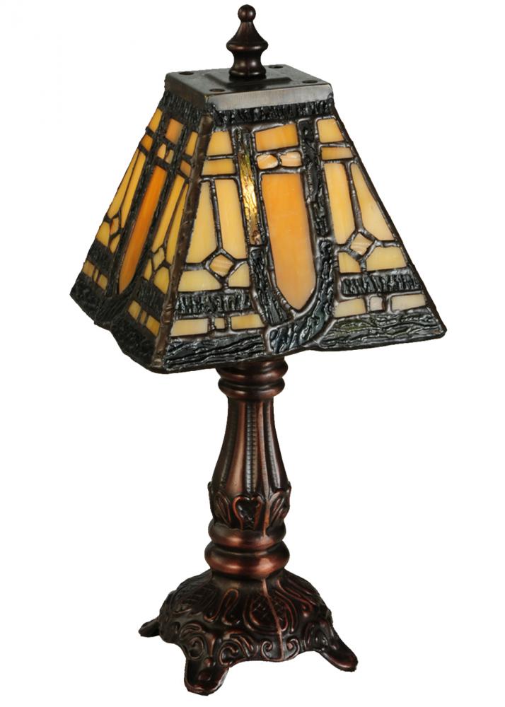 12"H Sierra Prairie Mission Mini Lamp