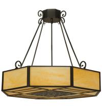 Meyda Blue 123526 - 32.25"W Lakeside Semi-Flushmount