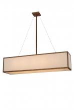 Meyda Blue 167484 - 52"L Quadrato Linear Oblong Pendant