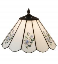 Meyda Blue 218811 - 13" Wide Roses Shade