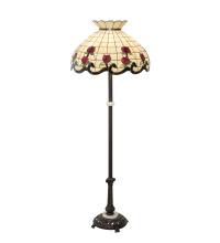 Meyda Blue 228520 - 62" High Roseborder Floor Lamp