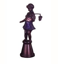 Meyda Blue 24099 - 15.5"H Silhouette Bacchus Boy Accent Lamp