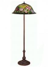 Meyda Blue 30368 - 63"H Tiffany Rosebush Floor Lamp