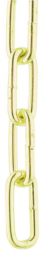 8 GA. STL CHAIN-1 YD-COPPER PL