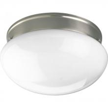 Progress Lighting Clear Glass Light Fitter White P3405-30 Ceiling Fixture 