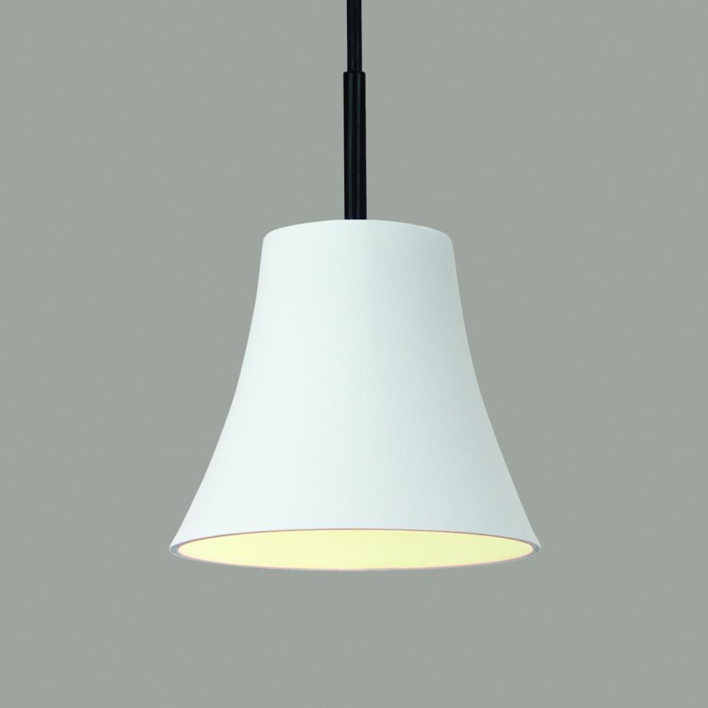 Bella Mini Pendant: Red Copper Satin (Black Cord & Canopy)