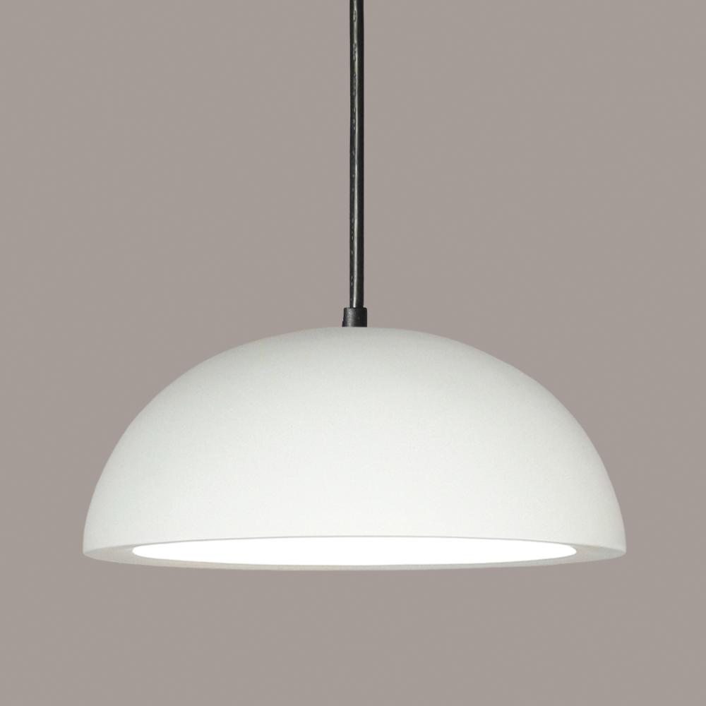 Gran Thera Pendant: American Black Walnut Burl (Black Cord & Canopy)