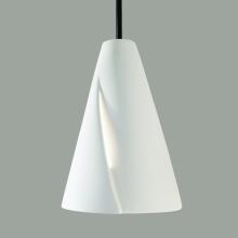 A-19 MP05-A4-BCC - Whirl Mini Pendant: Pearl (Black Cord & Canopy)