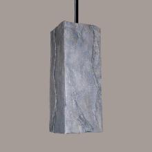 A-19 PN18011-GR - Stone Pendant Grey