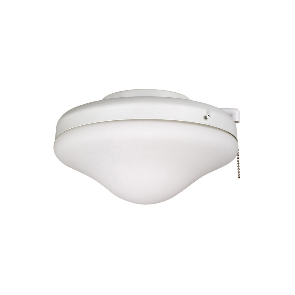 2 Light Outdoor Bowl Light Kit in White
