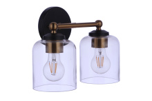 Craftmade 18712FBSB2 - 2 Light Vanity