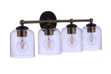 Craftmade 18726FBSB4 - 4 Light Vanity
