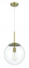 Craftmade 56892-SB - 1 Light Medium Pendant with Clear Glass