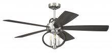 Craftmade RSE52PLN5 - 52" Ceiling Fan w/Wi-Fi, DC Motor, Blades, LED Light Kit