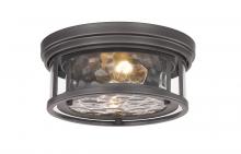 Z-Lite 493F2-BRZ - 2 Light Flush Mount