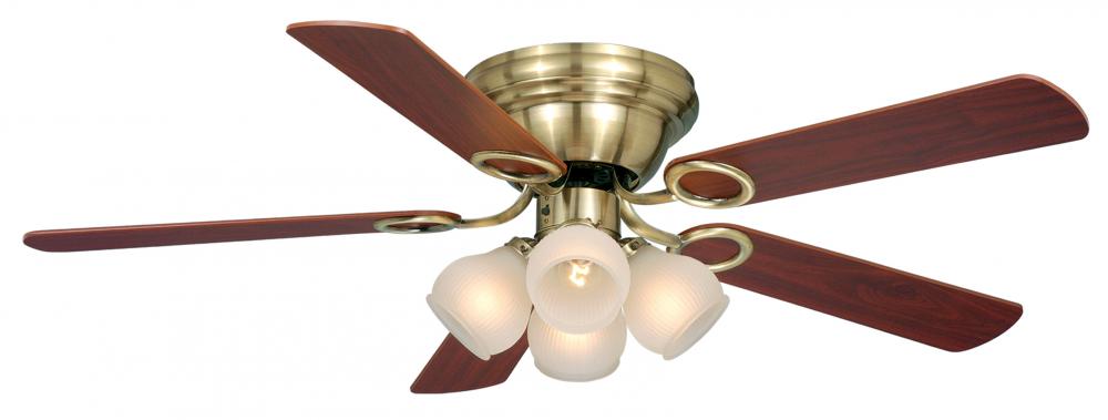 Zephyr 52" Ceiling Fan (Candelabra Bulb)