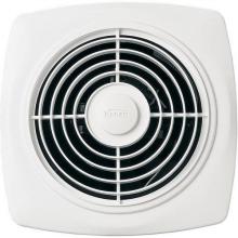 Broan-Nutone 509 - 8 in., Through Wall Ventilation  Fan, White Square Plastic Grille, 180 CFM.