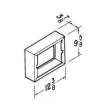 Broan-Nutone 84024CHG - Basic Styleline, Recessed, 16 in.W x 26 in.H,Steel Cabinet, ChromeTrim.