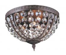 World Imports WI260606 - Bijoux Collection 3-Light Flemish Flushmount