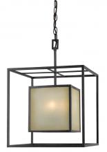 World Imports WI411555 - Hilden Collection 4-Light Aged Bronze Hanging Pendant