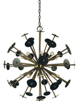 Framburg 4978 PB/SB - 20-Light Polished Brass/Satin Brass Apogee Chandelier