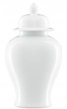 Currey 1200-0222 - Imperial White Medium Ginger Jar